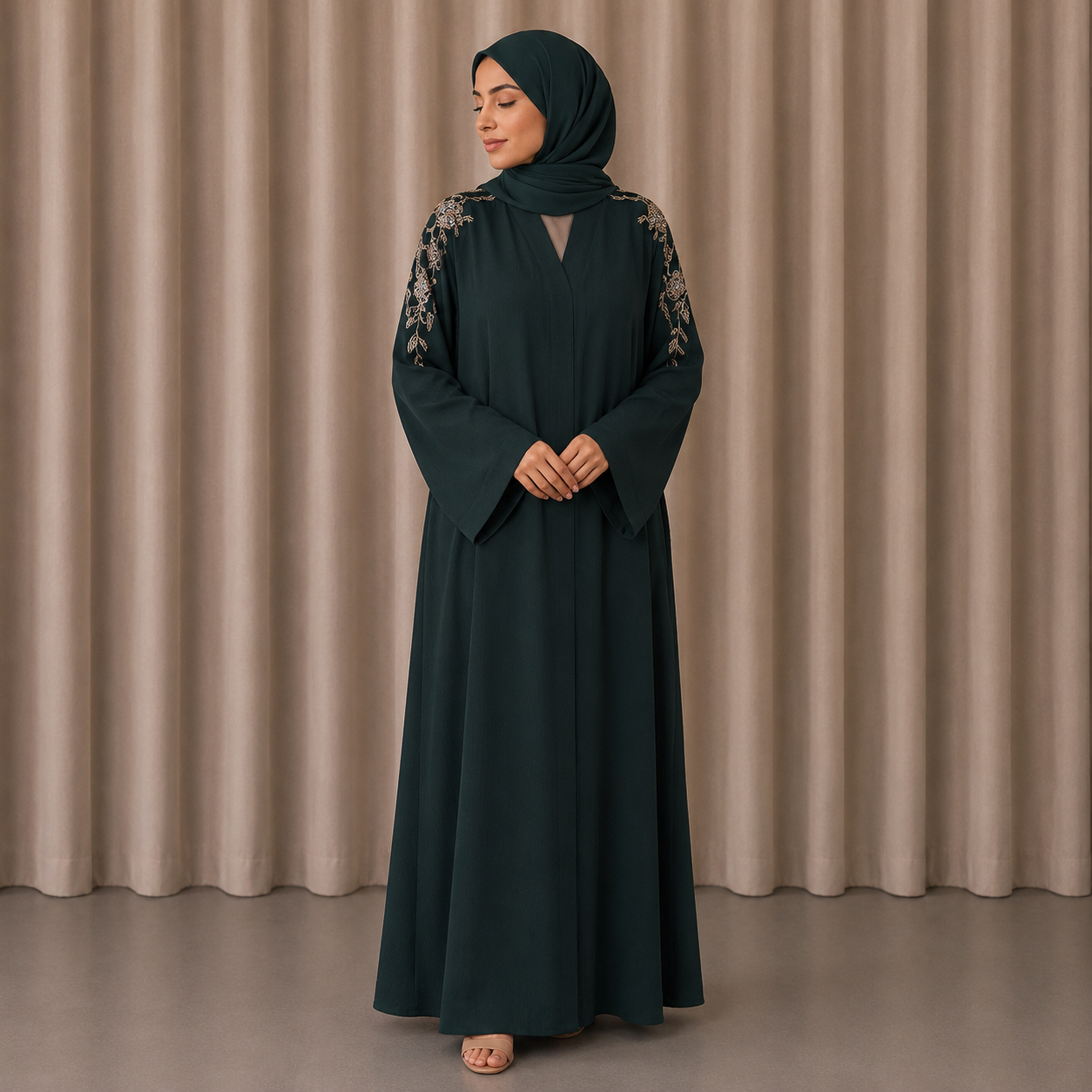 HUDA Abaya - Green