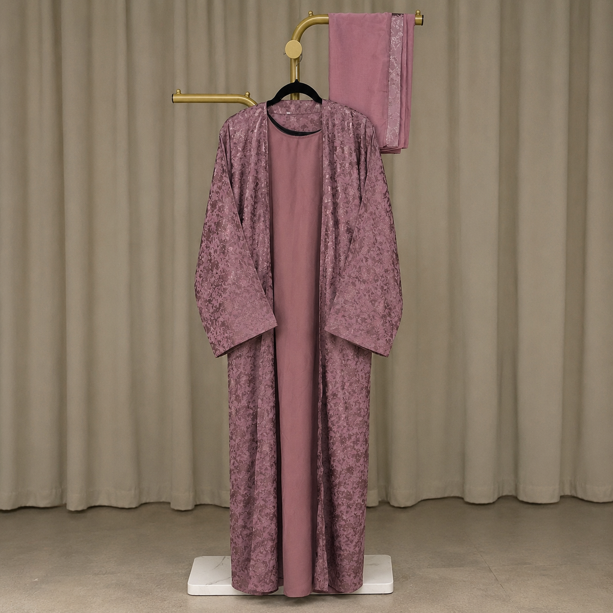 Mina Abaya - Dusty Pink
