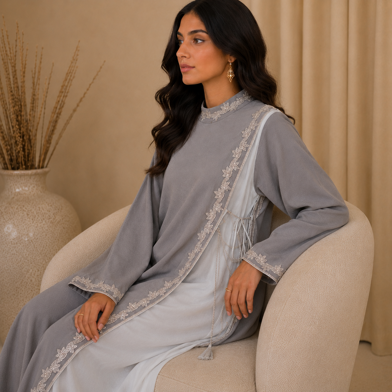 Amiyah Dress - Grey