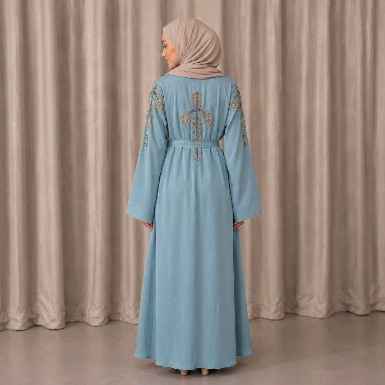 HUDA Abaya - Blue