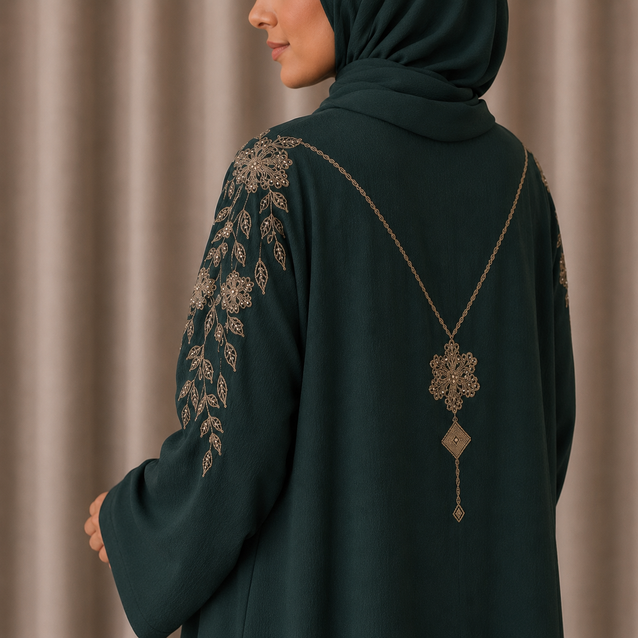 HUDA Abaya - Green