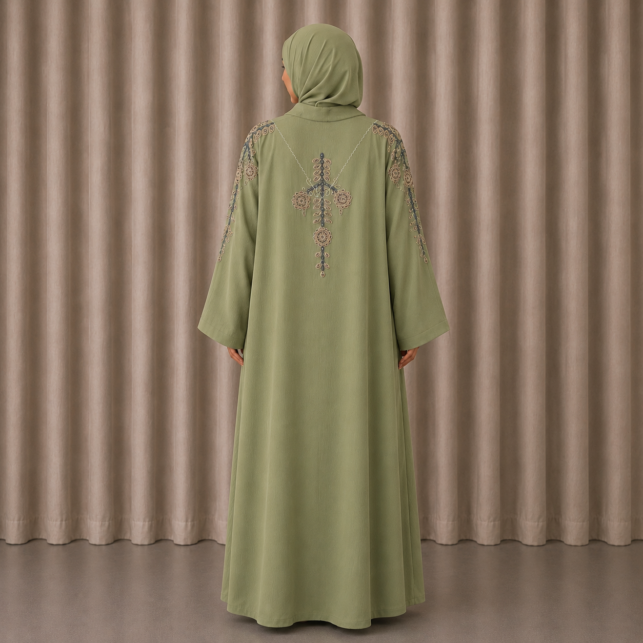 HUDA Abaya - Sage Green