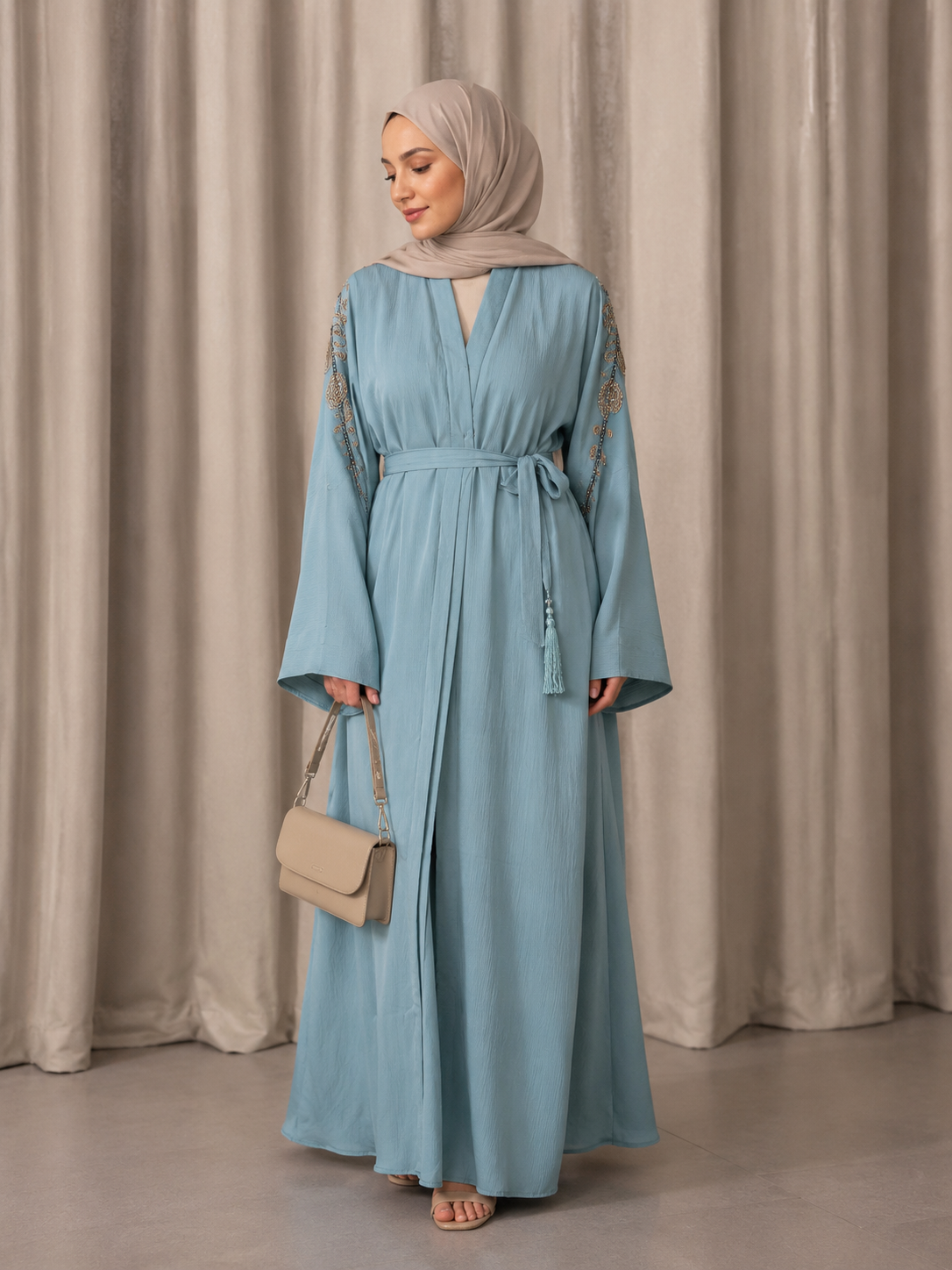 HUDA Abaya - Blue