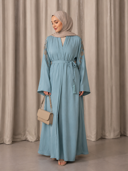 HUDA Abaya - Blue