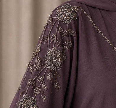 HUDA Abaya - Plum