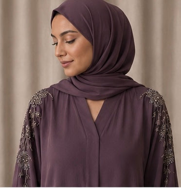 HUDA Abaya - Plum