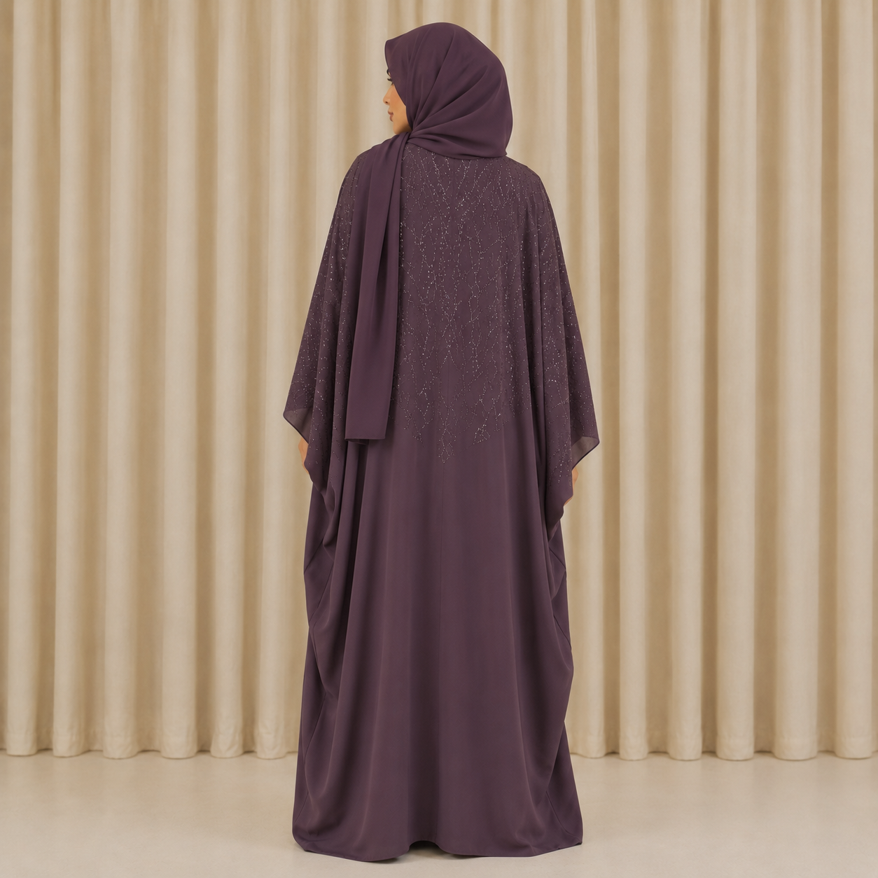Farah Abaya - Plum