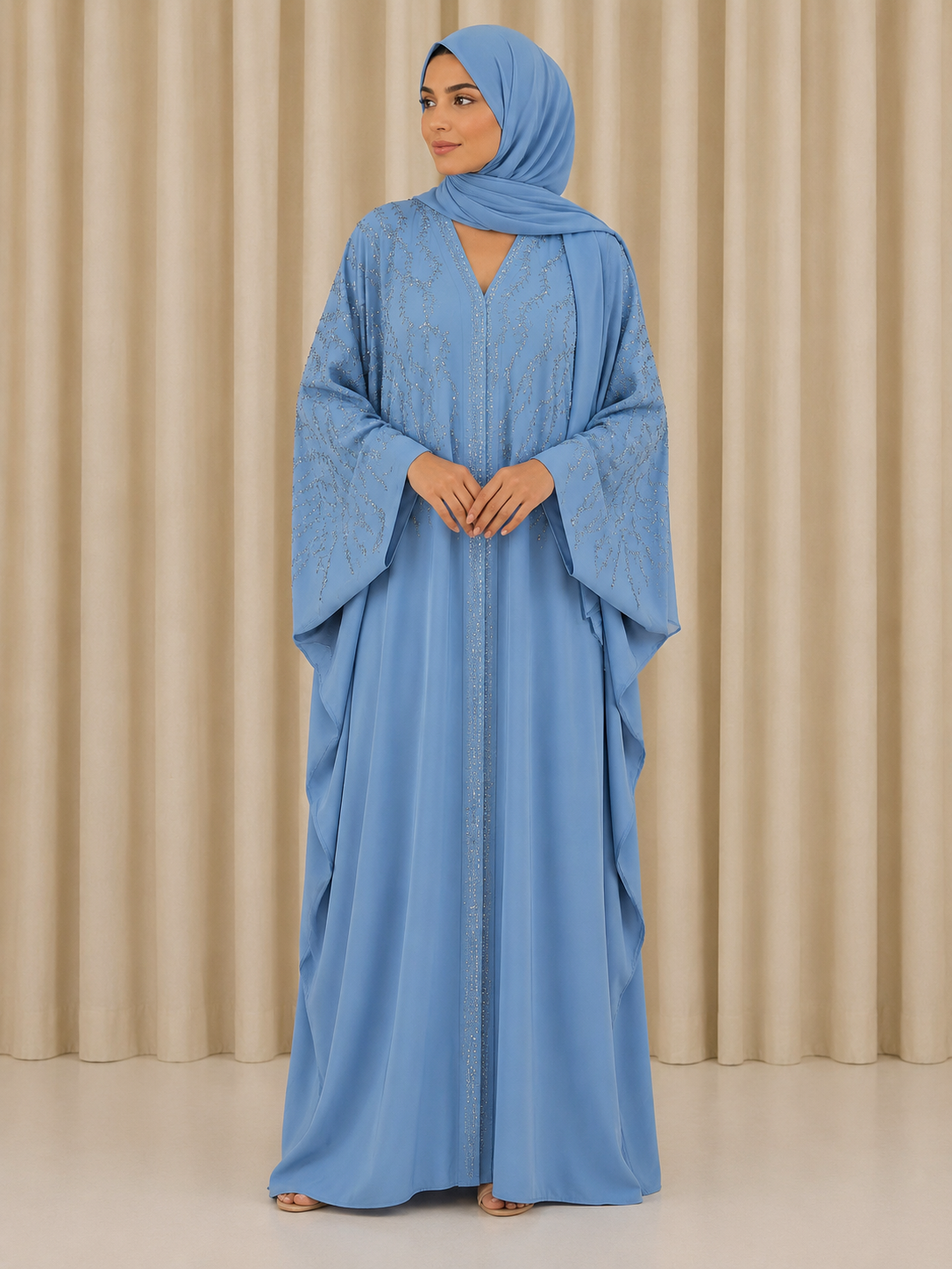 Farah Abaya - Sky Blue