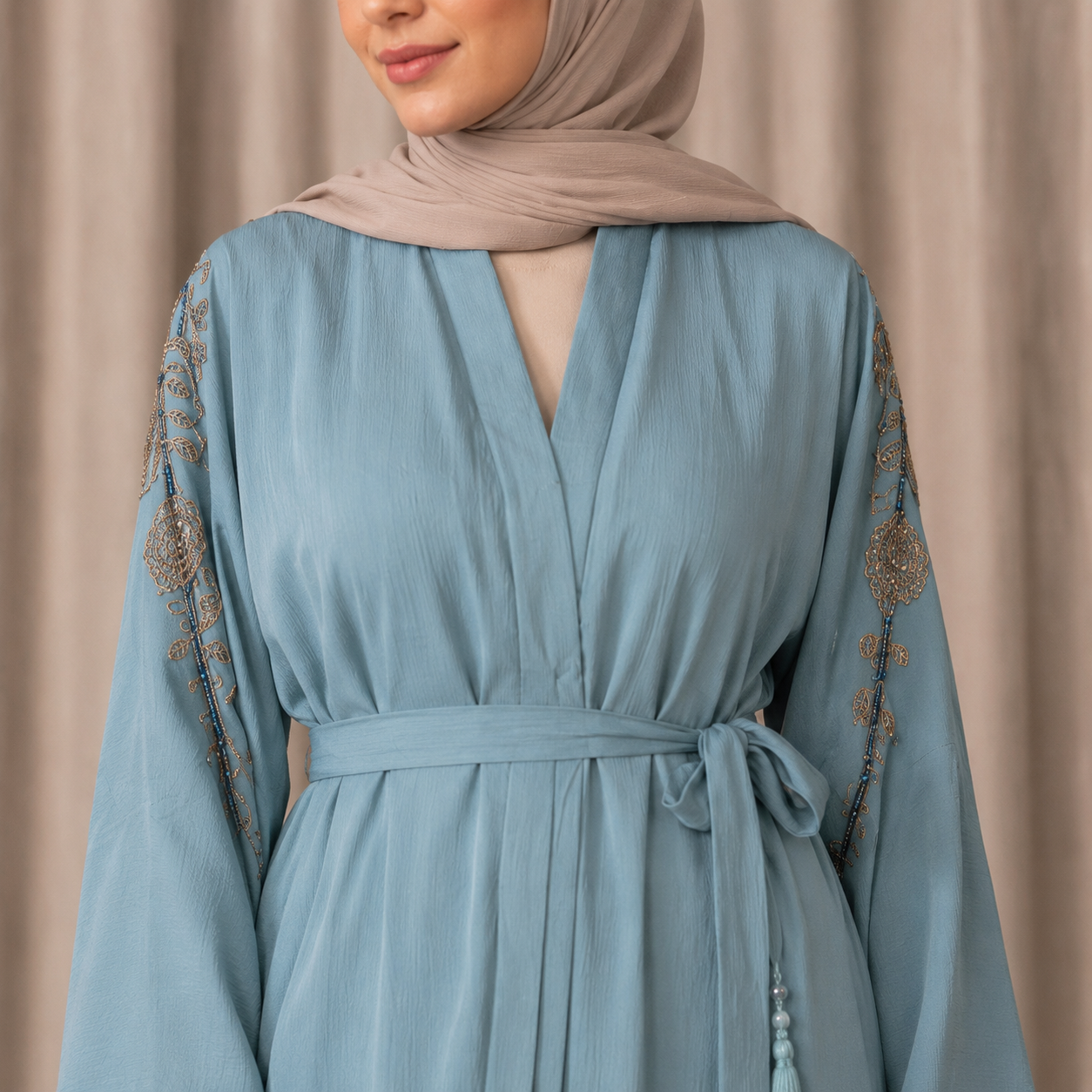 HUDA Abaya - Blue