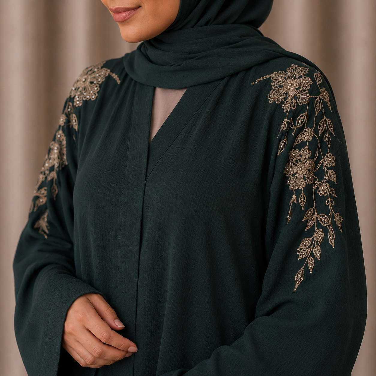 HUDA Abaya - Green