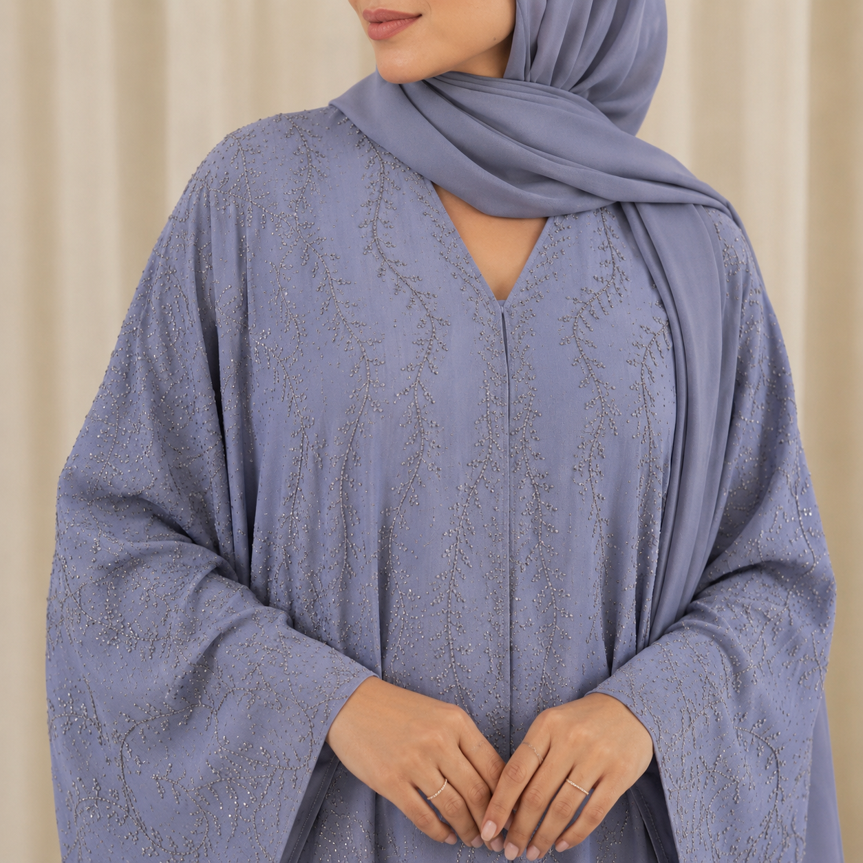 Farah Abaya - Light Grey