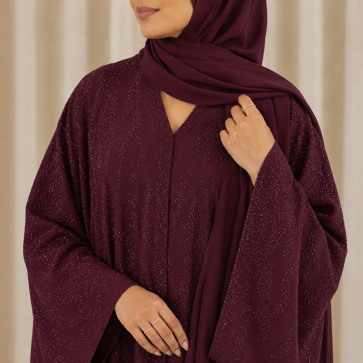 Farah Abaya - Maroon