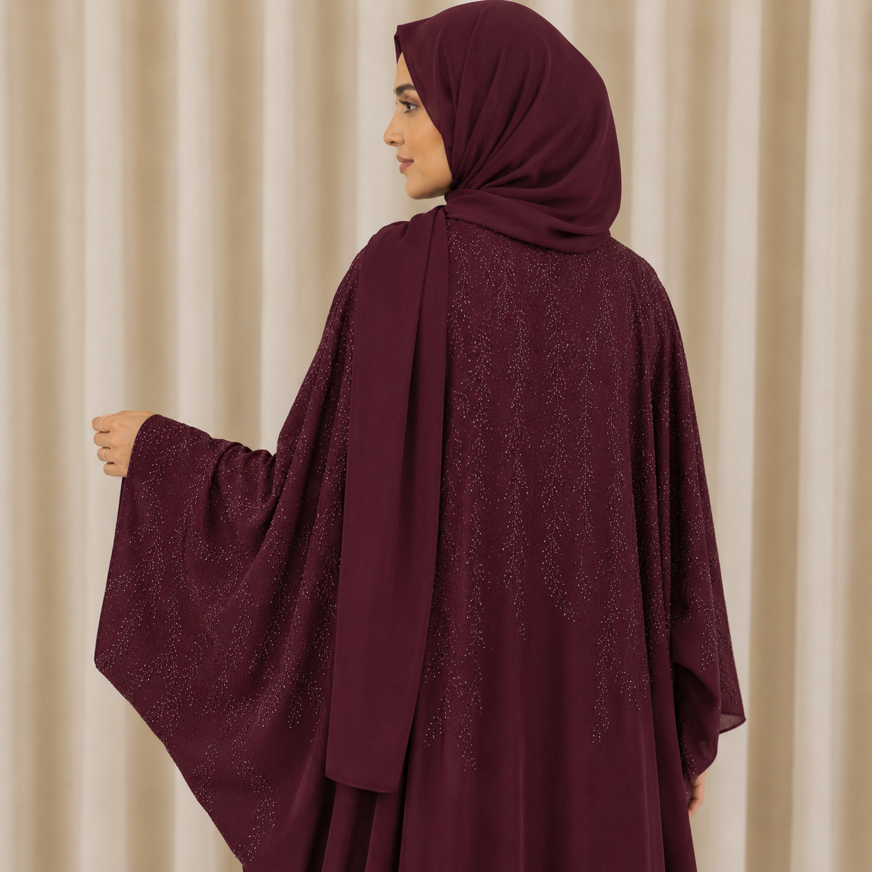 Farah Abaya - Maroon