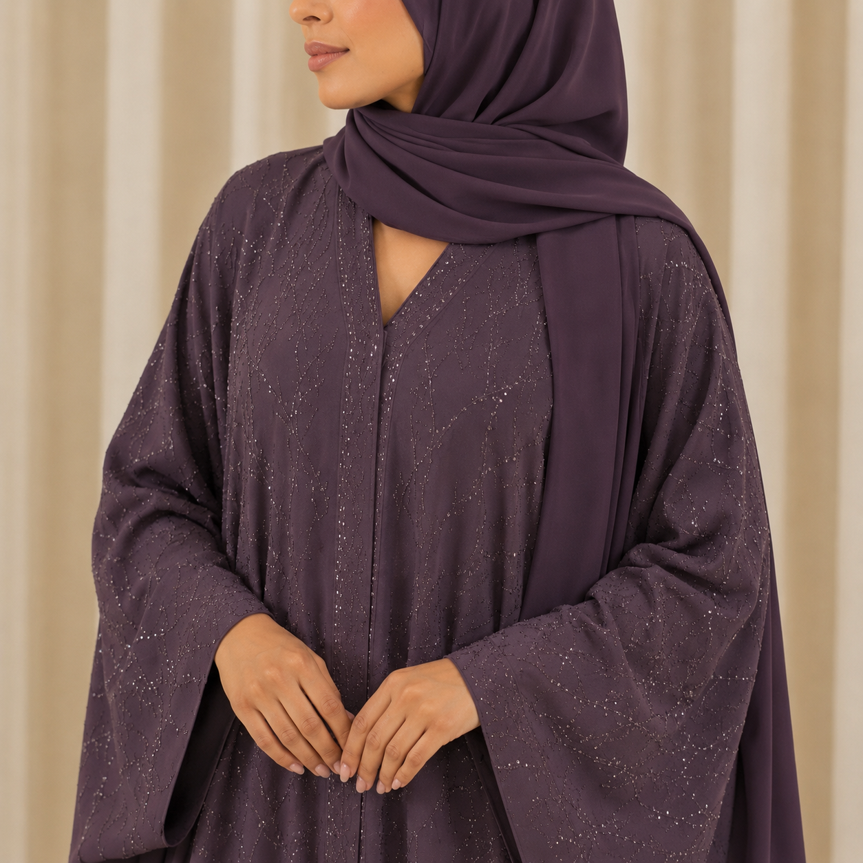 Farah Abaya - Plum