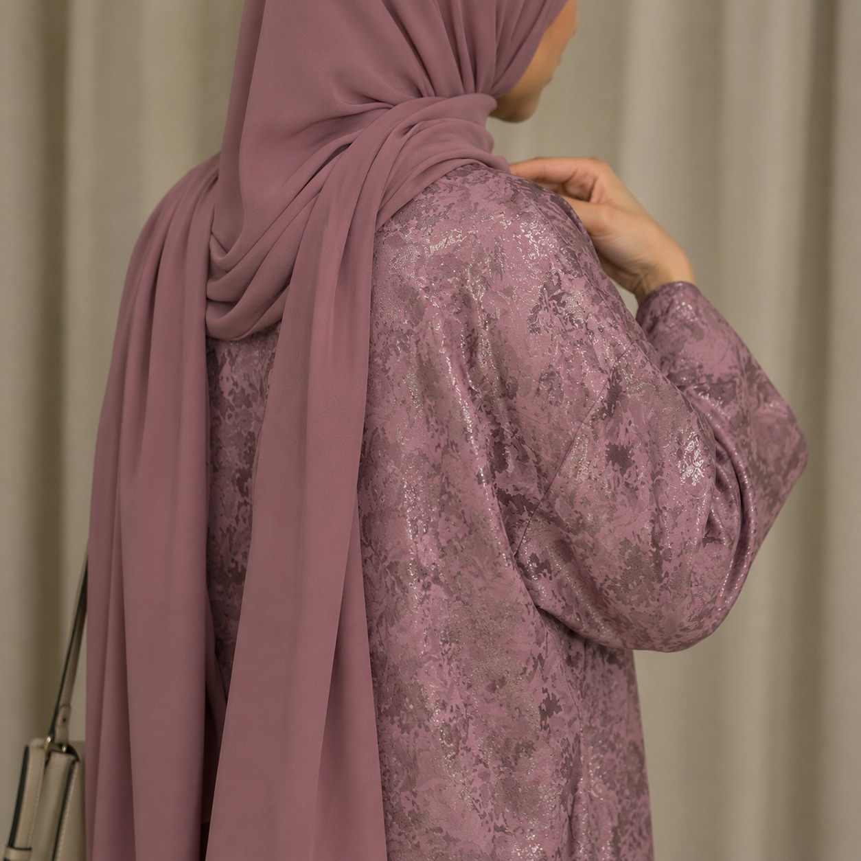 Mina Abaya - Dusty Pink