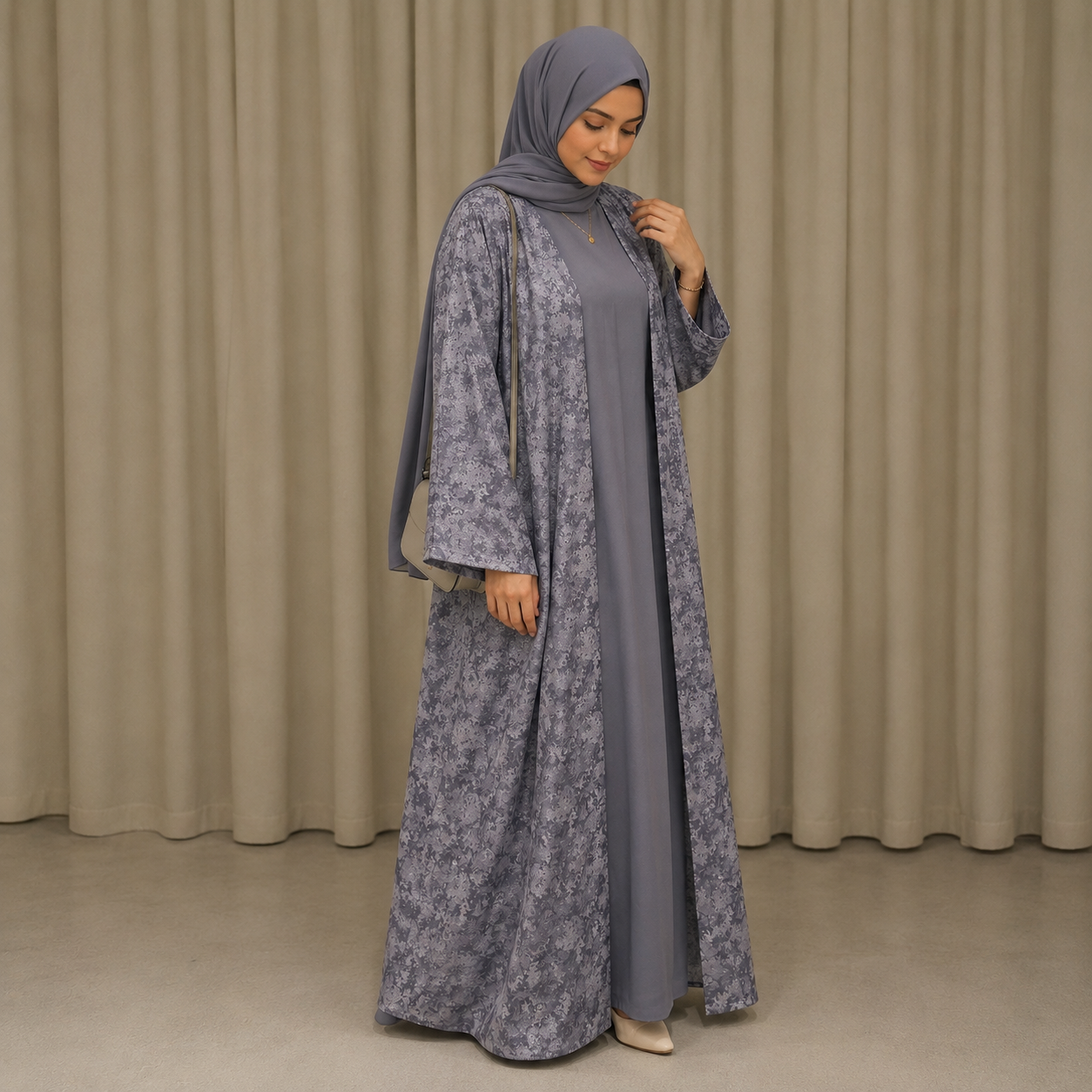 Mina Abaya - Grey