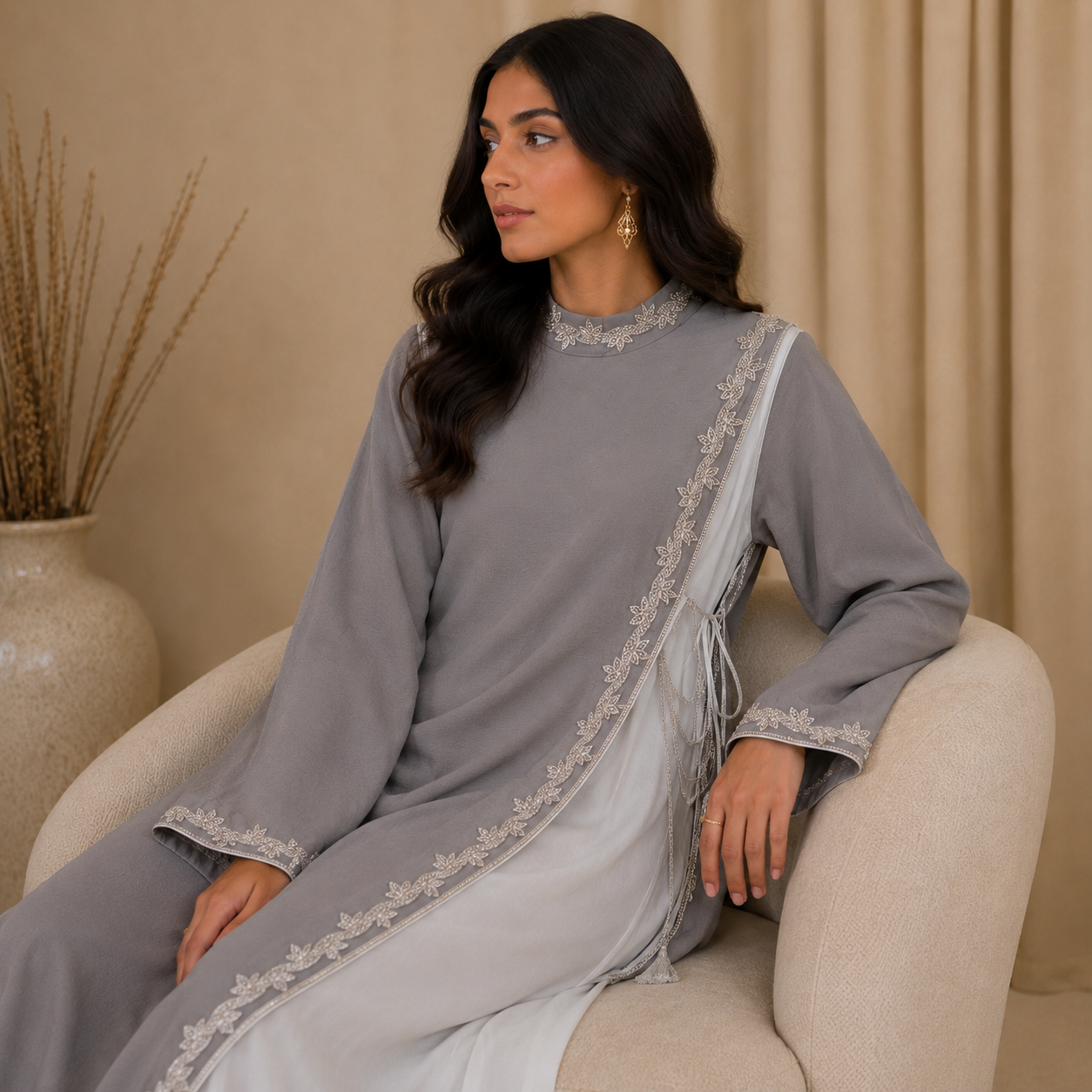Amiyah Dress - Grey