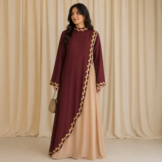 Amiyah Dress - Maroon